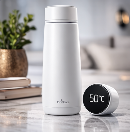Gourde intelligente Drinkora® Blanc
